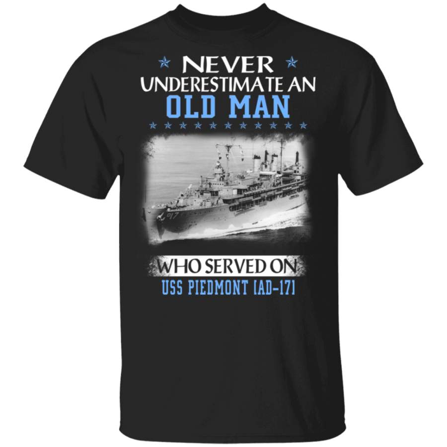 USS Piedmont AD-17 Veterans Day Christmas Gift T-Shirt