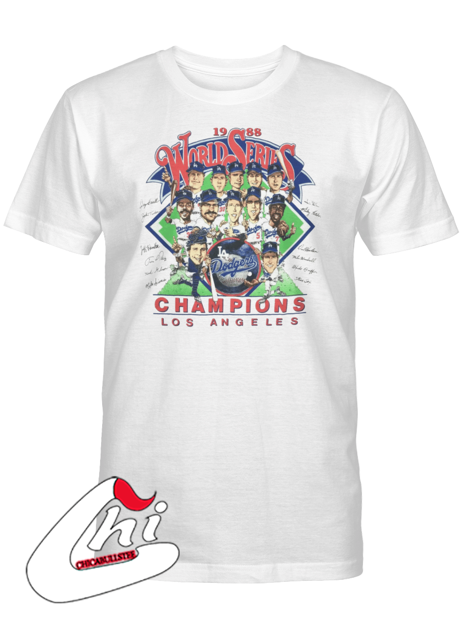 Vintage LA Dodgers 1988 Caricature T-shirt