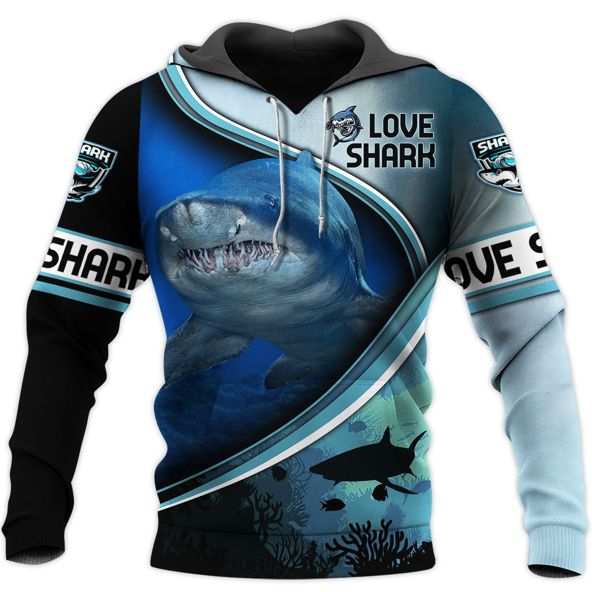 Love Shark 3D All Over Printed Shirts For Men And Women Tt072052