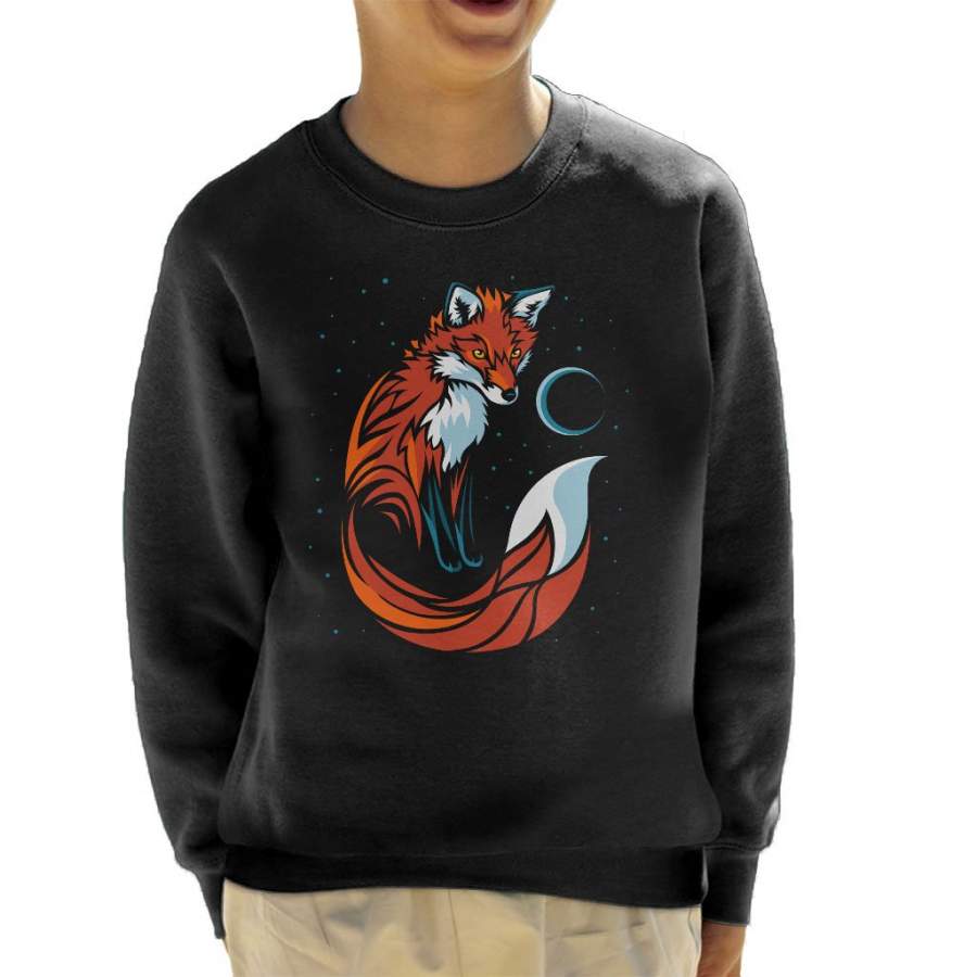 Tribal Stars Fox Kid’s Sweatshirt