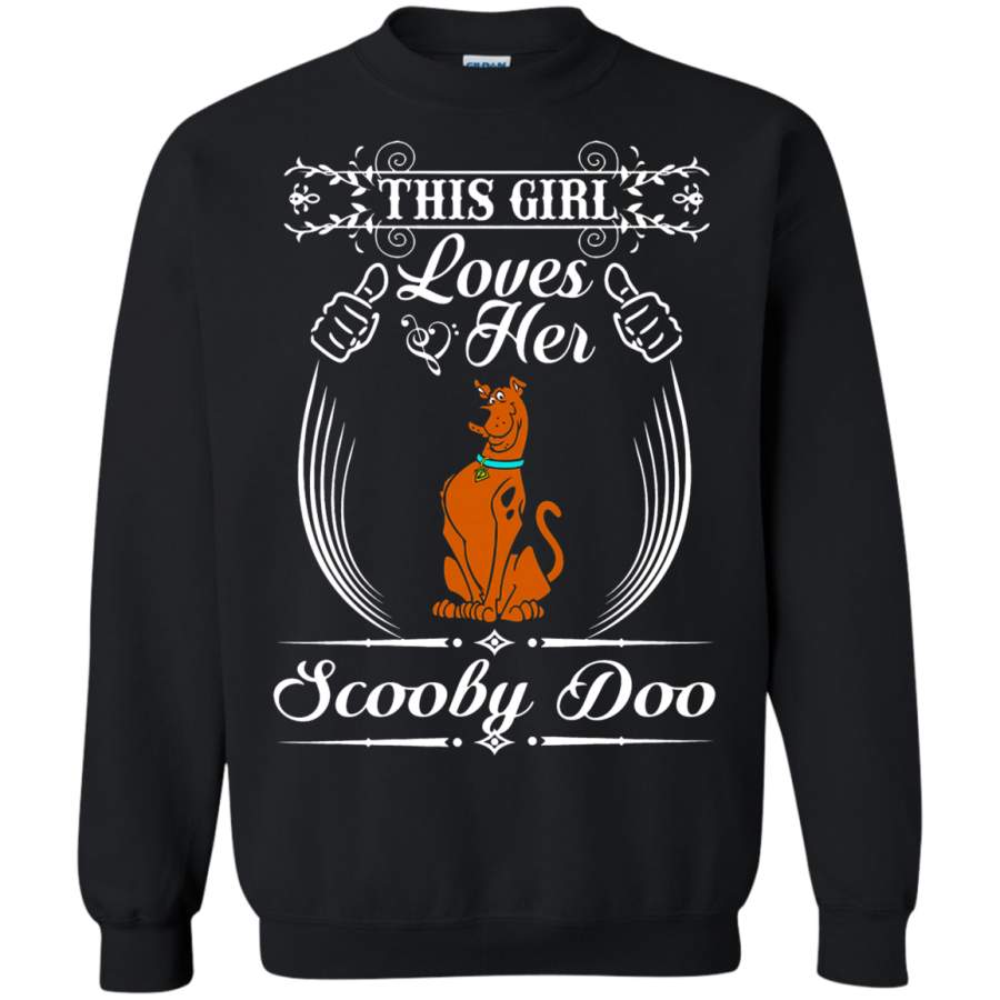 AGR This Girl Love Her Scooby Doo Sweatshirt