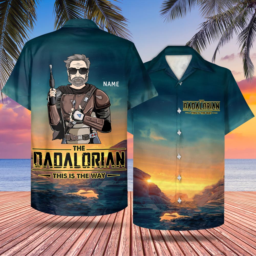 The Dadalorian This Is Way All Over Print Hawaii Shirts Phts Ha93624