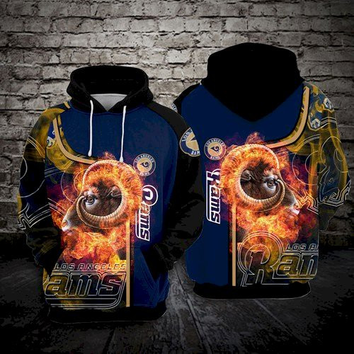 Los Angeles Rams 4 Unisex 3D Hoodie Gift For Fans