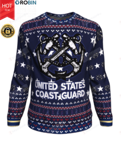 Us Coast Guard For Unisex Ugly Christmas Sweater, All Over Print