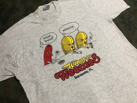 Vintage 90S Wings N Weenies Shirt