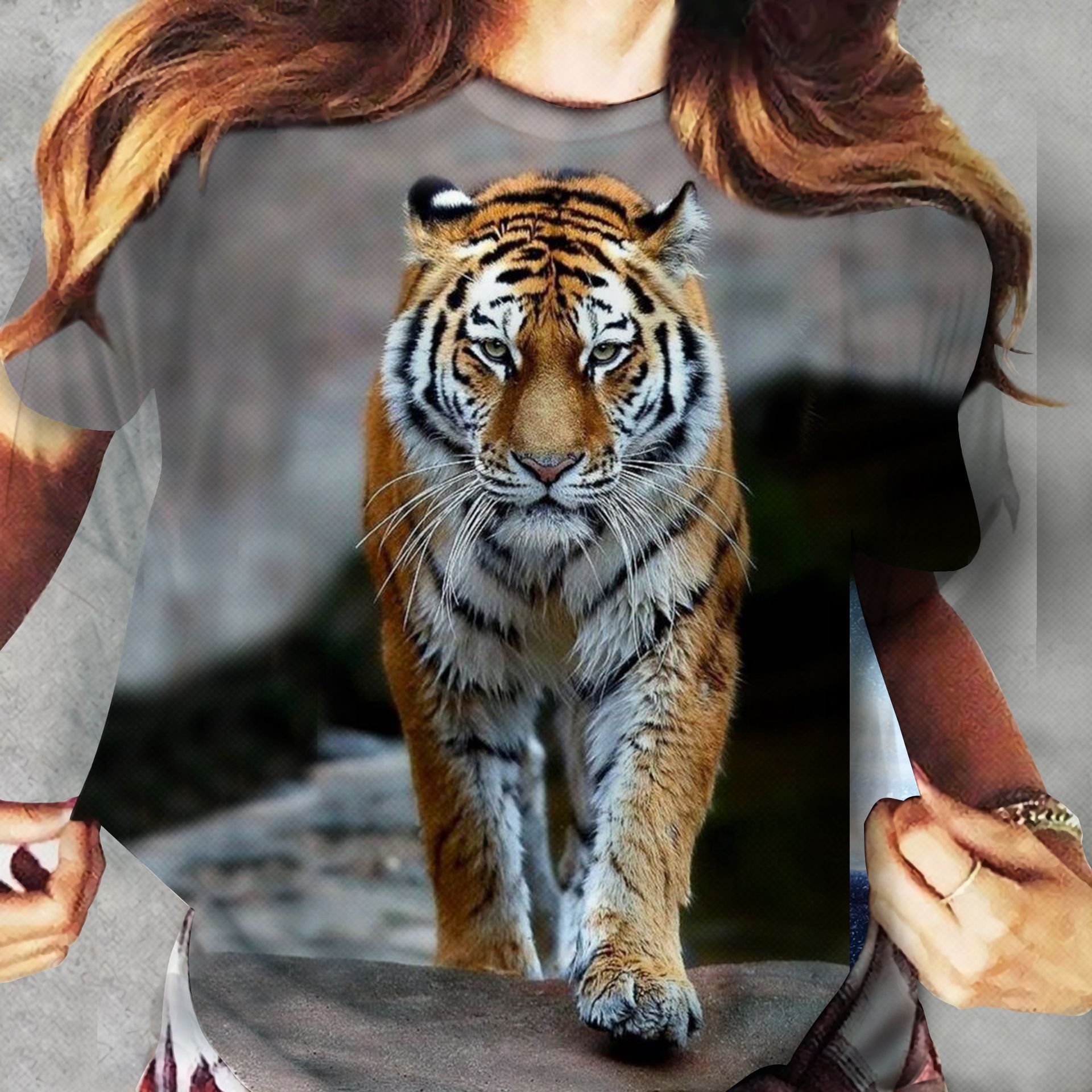 Tiger Ver01 Dadj210721Lcta Unisex 3D T-Shirt All Over Print