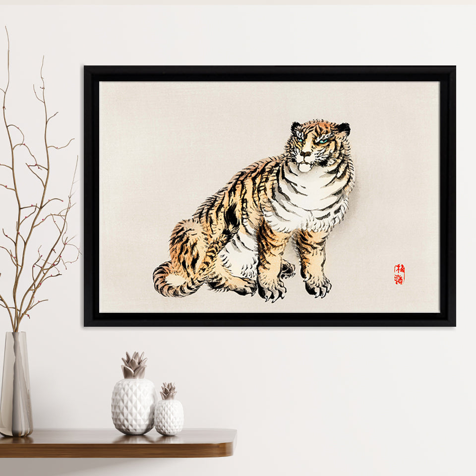 Tiger Framed Canvas Print – Canvas Painting, Canvas Art, Wall Art, Wall Decor