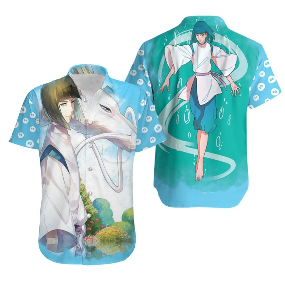 Spirited Away Nigihayami Kohaku Nushi Haku Wonderful For Studio Ghibli Anime Fan Hawaii Shirt Ha57988