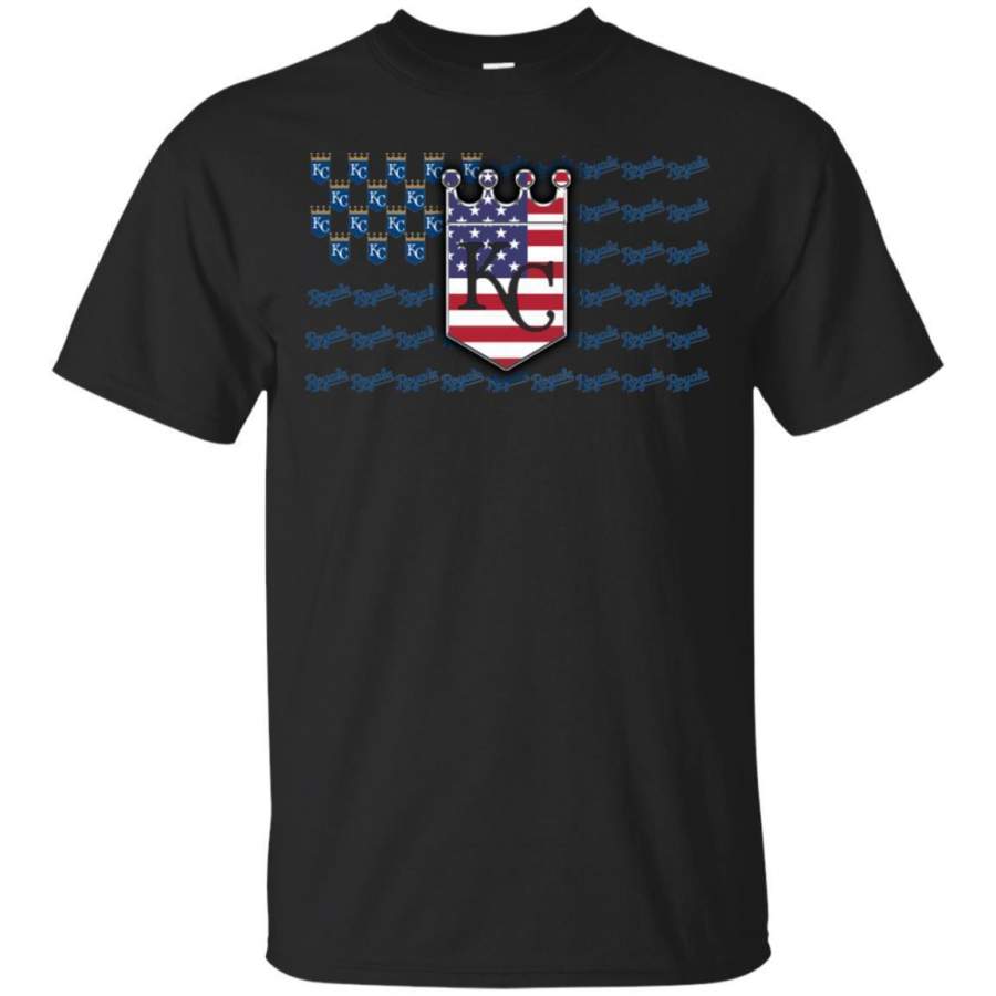 Kansas City Royals American Flag T-Shirt Men Women Fan