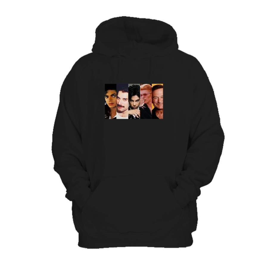 The Greats Prince Michael Jackson David Bowie George Michaels Music Lovers Hoodie