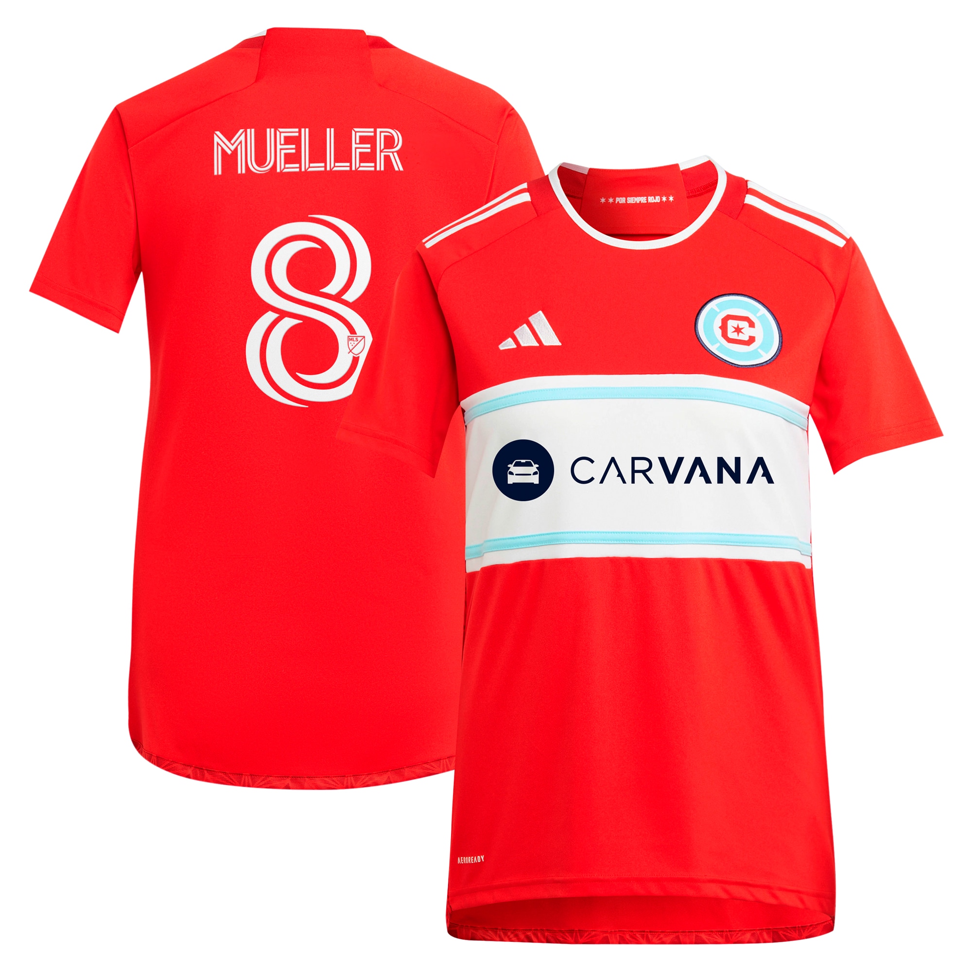 Chris Mueller Chicago Fire Women's 2024 Return To Red Replica Player Jersey  Red