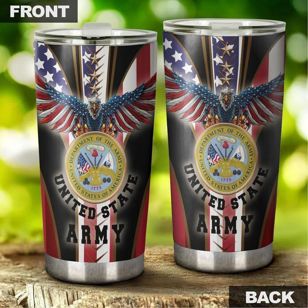 United States Army Tumbler Stainless Steel