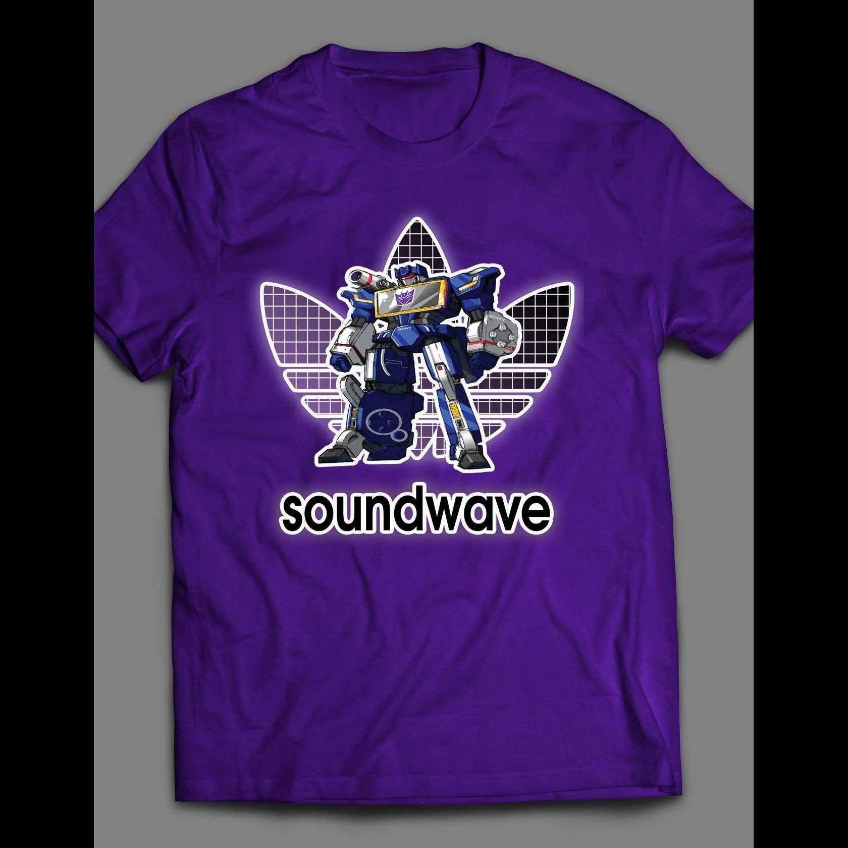 YOUTH SIZE TF ROBOTS DECEPTICON SOUNDWAVE ATHLETIC WEAR INSPIRED SHIRT