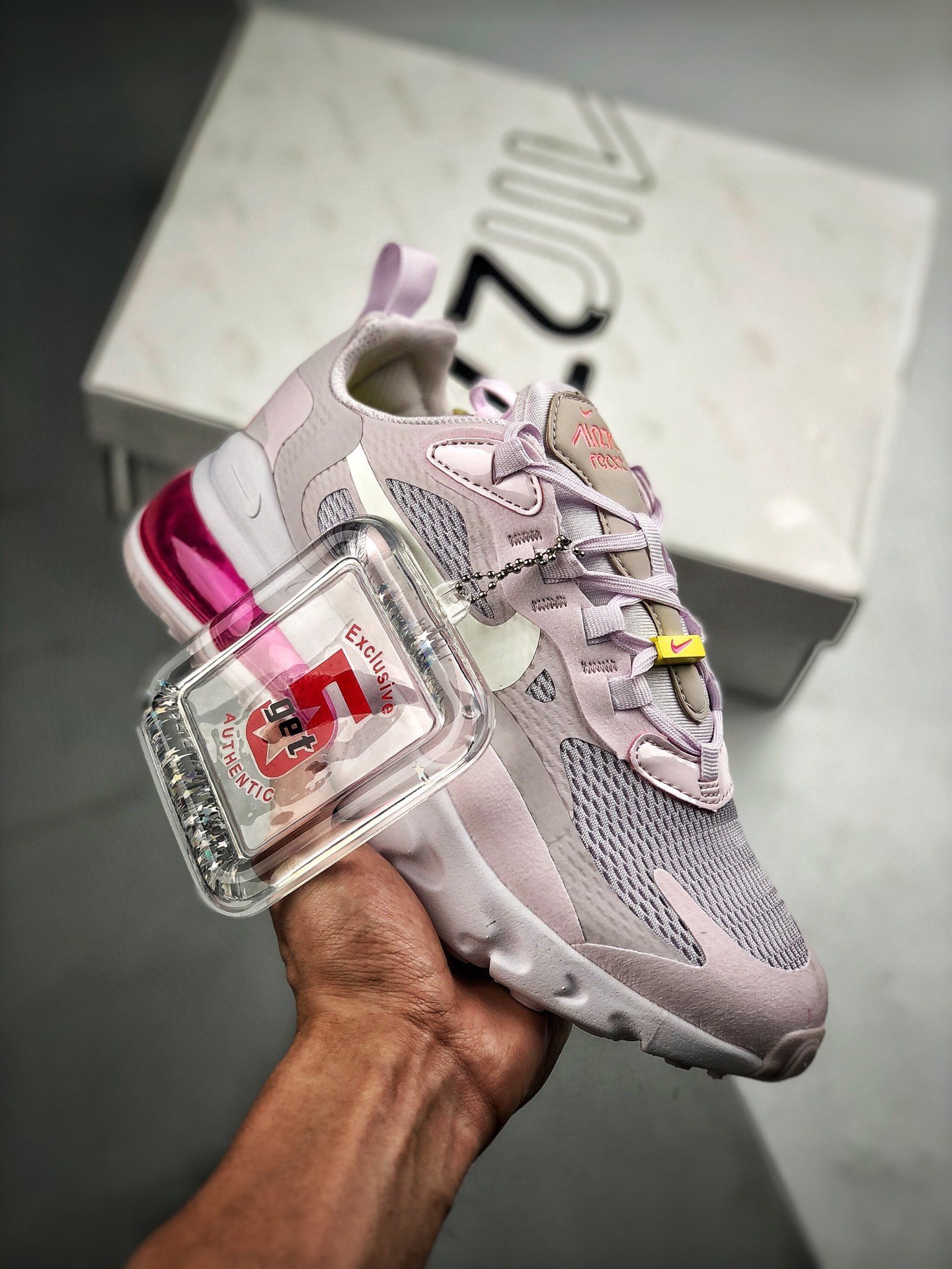 Nike Air Max 270 React Light Violet Digital Pink CZ0374-500 5339779