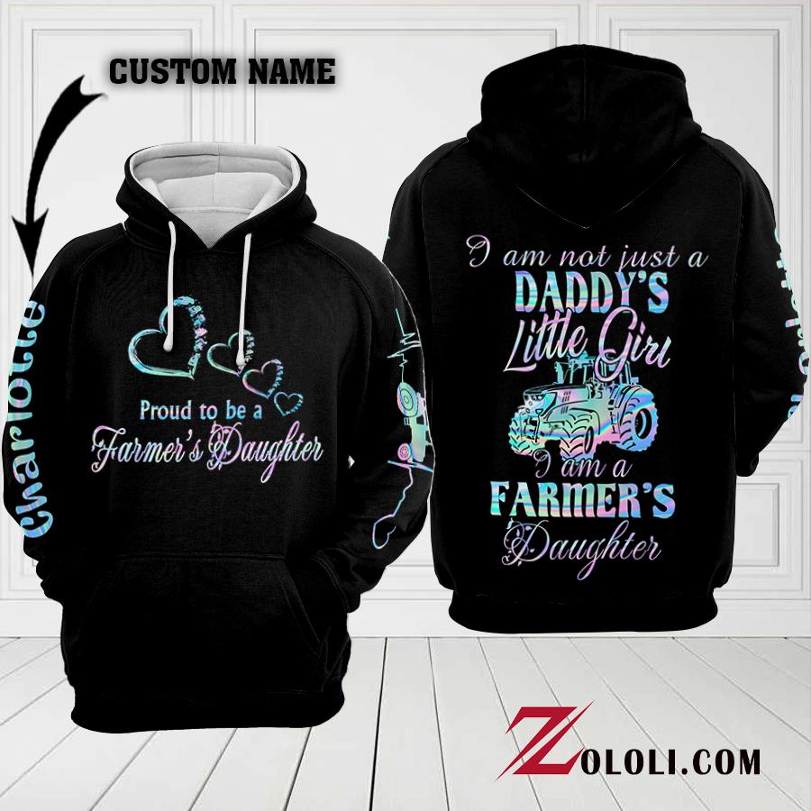 Proud To Be A Farmer’s Daughter Hoodie 3D T-Shirt