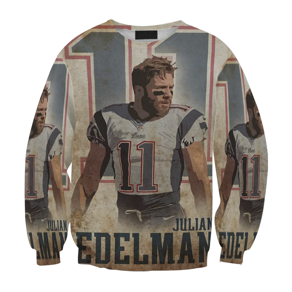 New England Patriots Julian Edelman8 Gift For Fan 3D Full Printing Sweatshirt