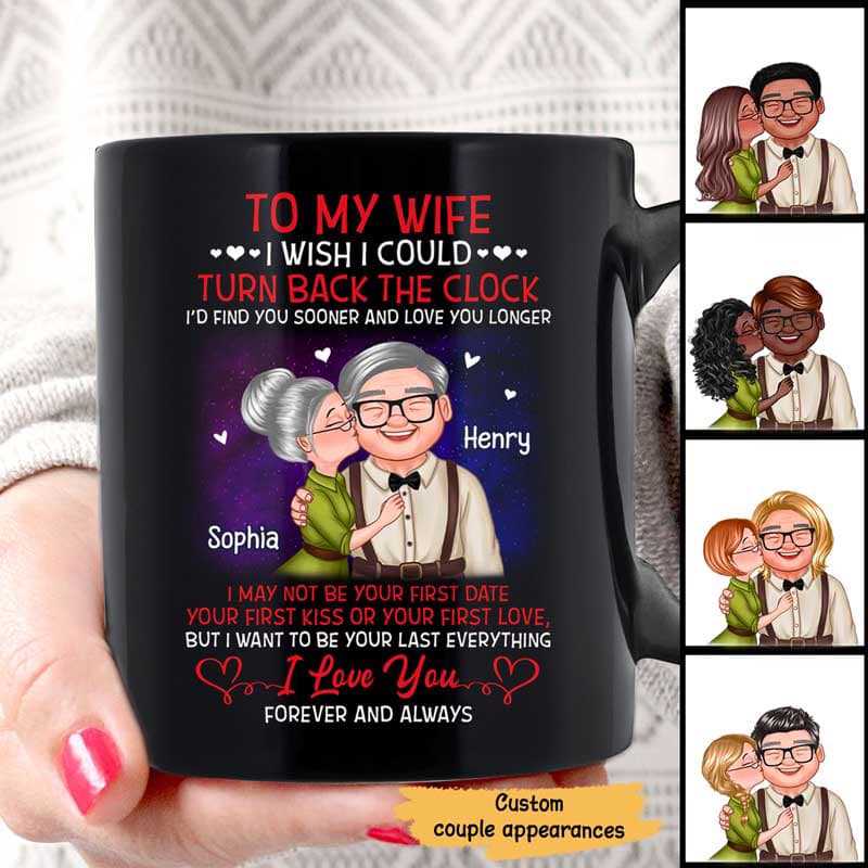 Turn Back The Clock Happy Couple Gift Personalized Mug