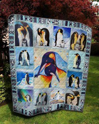 Feeling In Love Penguin Quilt Blanket – Quilt