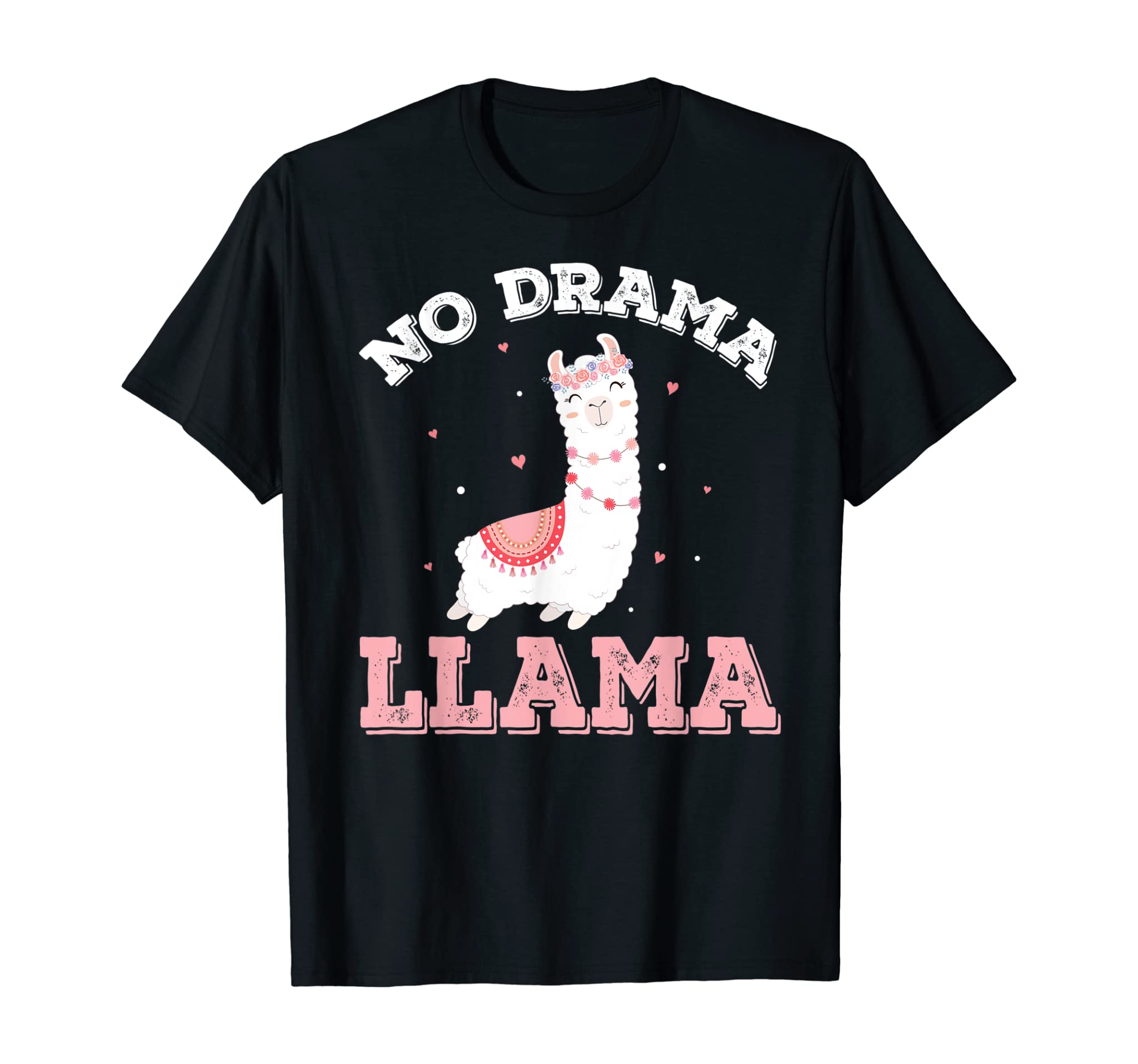 Cute No Drama Llama T-Shirt