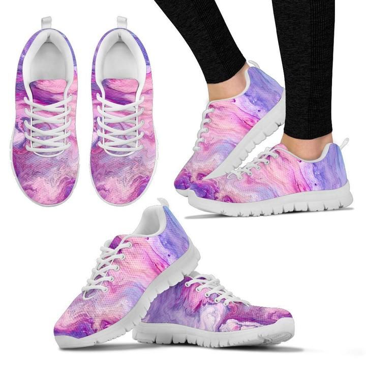 Cotton Candy Handcrafted Sneakers Shoes