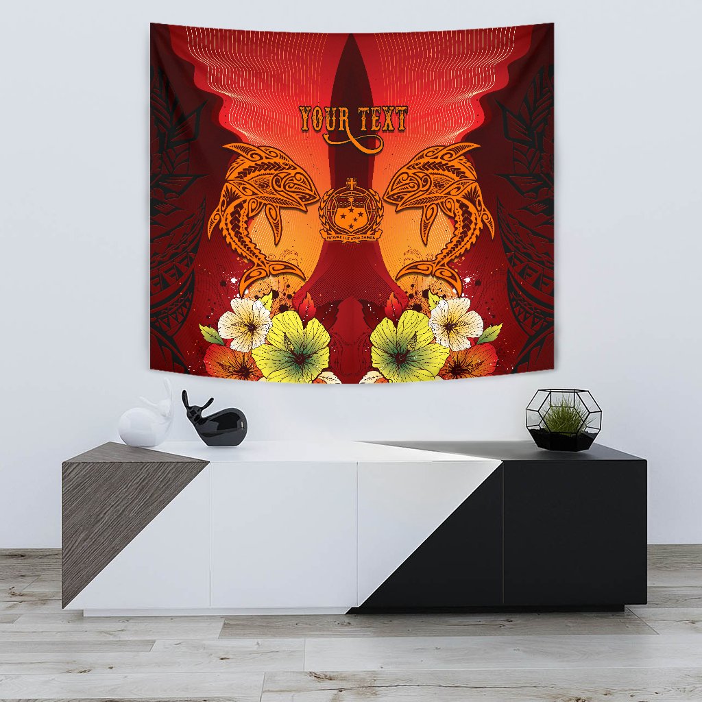 Samoa Custom Personalised Tapestries – Tribal Tuna Fish – BN39