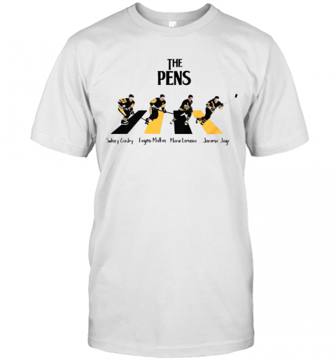 The Pittsburgh Penguins Sidney Crosby Evgeni Malkin Abbey Road T-Shirt