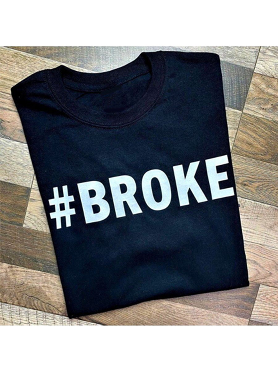 Unisex Broke & Spoiled Couples T-Shirt