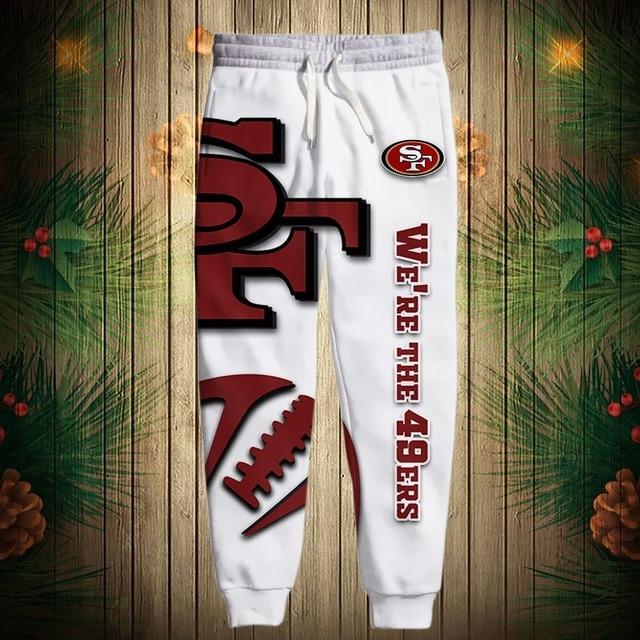 San Francisco 49Ers Zigzag Casual 3D Sweatpants