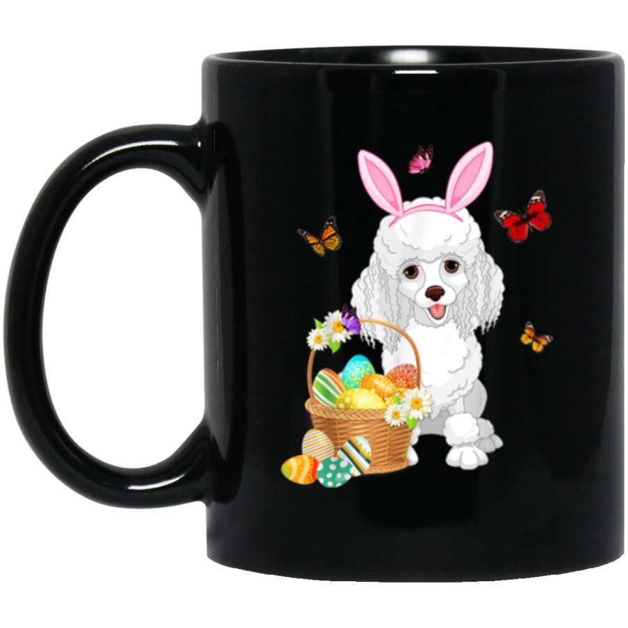 Cutes Poodle Bunny Ear With Eggs Easter Costume Rabbit Mug