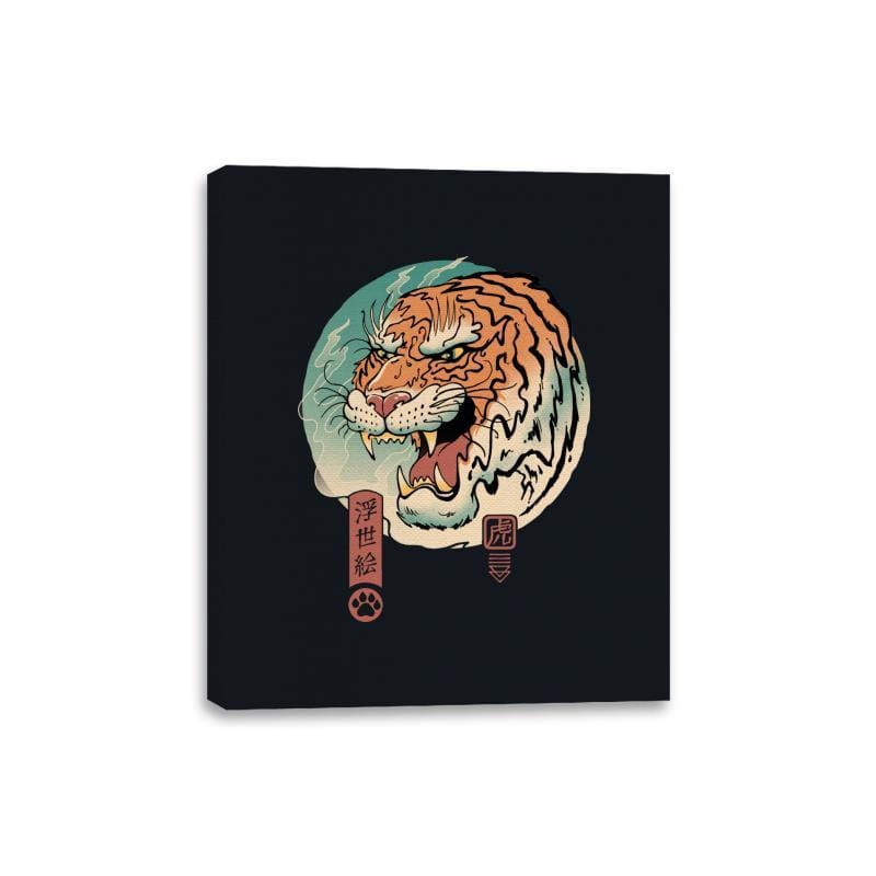 Tiger Ukiyo-E – Canvas Wraps