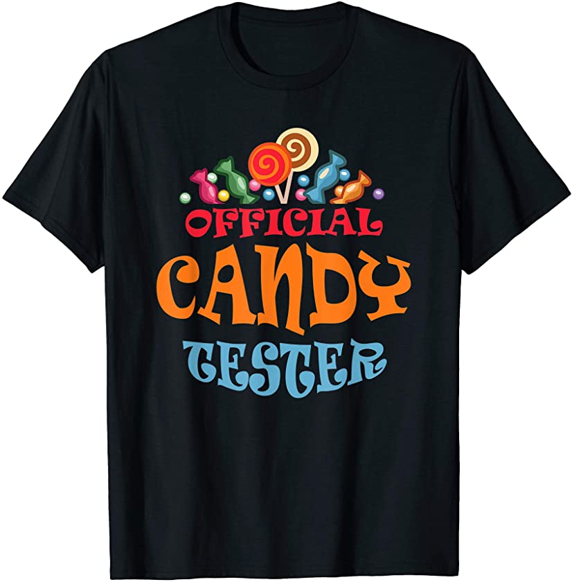 Offical Candy Tester Girls Boys Costume Halloween T-Shirt