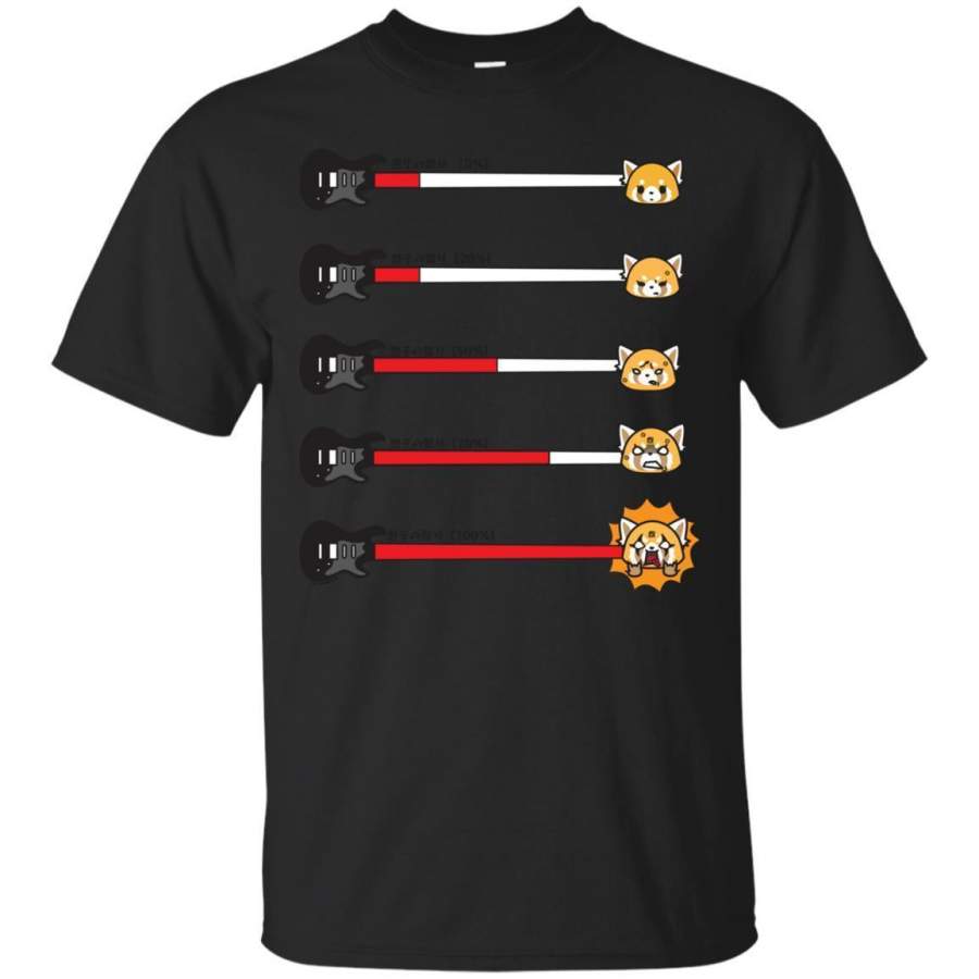 AGR Aggretsuko Guitar Rage Meter Tee Shirt