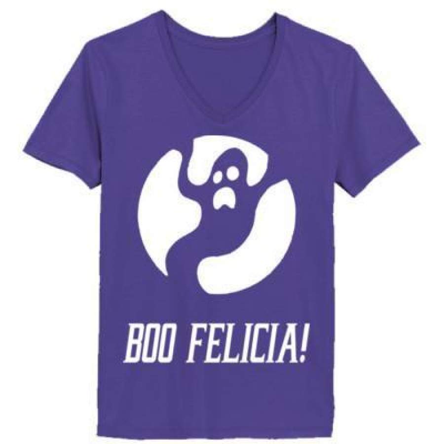 AGR Boo Felicia – Ladies’ V-Neck T-Shirt