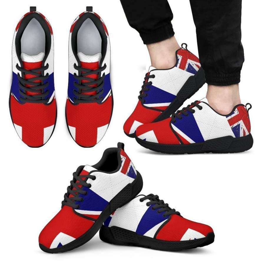 U.K. Flag Men’s Athletic Sneakers