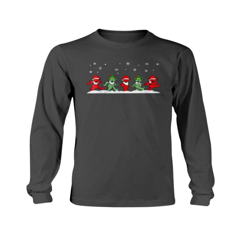 Dancing Bears Santa Elf Bear Xmas Gift Christmas Sweatshirt & Hoodie