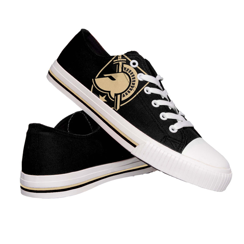 Army Black Knights NCAA Mens Low Top Big Logo Canvas Shoes