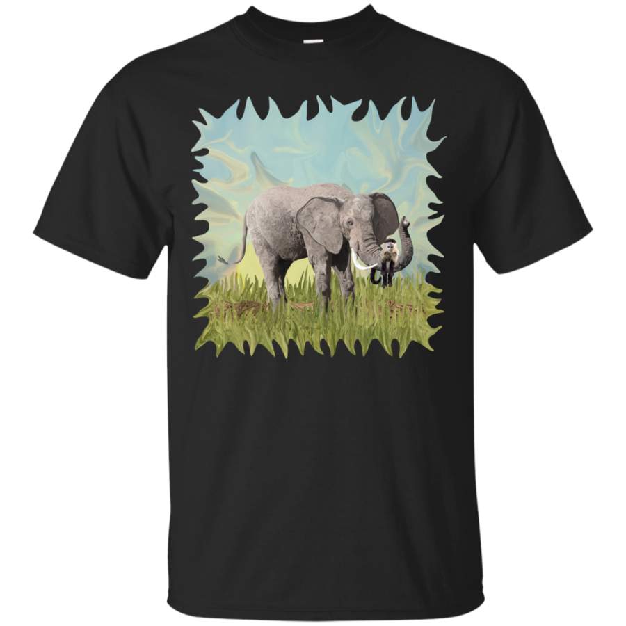 Elephants – Monkeying Around the Trunk nature T Shirt & Hoodie