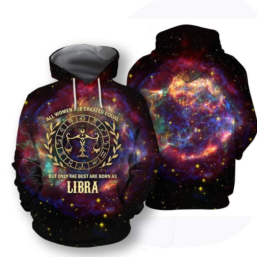 All Over Printed Libra Horoscope Hoodie