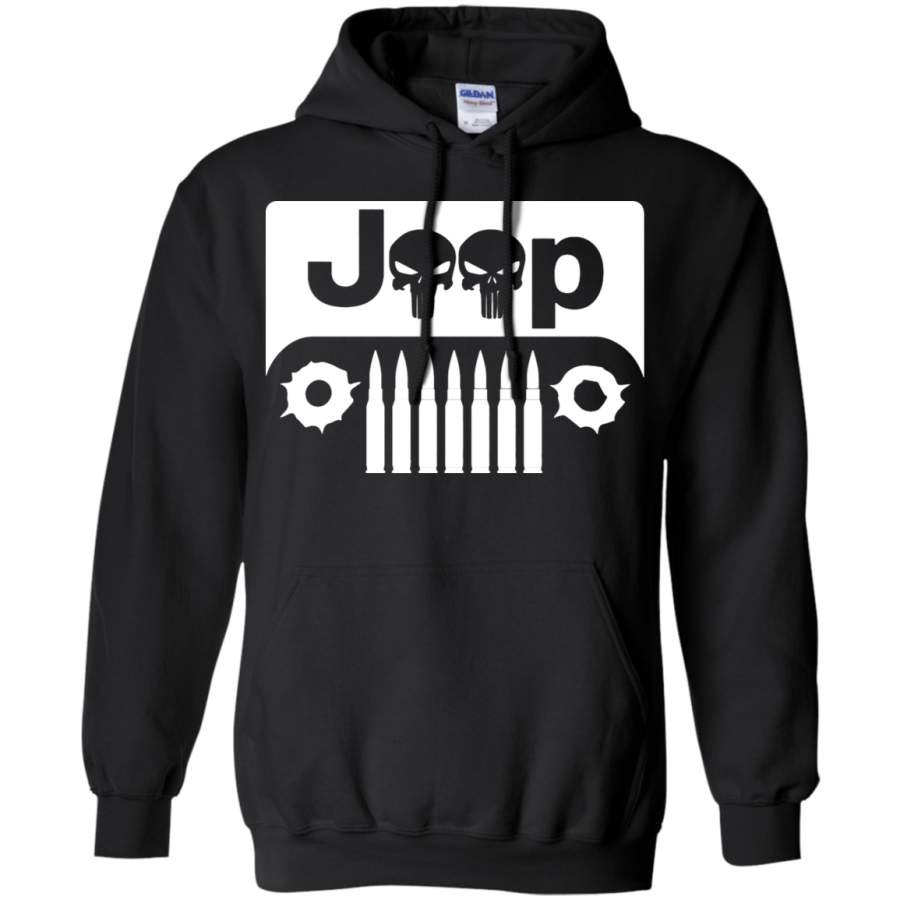 AGR Jeep Skull Ammunition And Shot Mark Hoodie