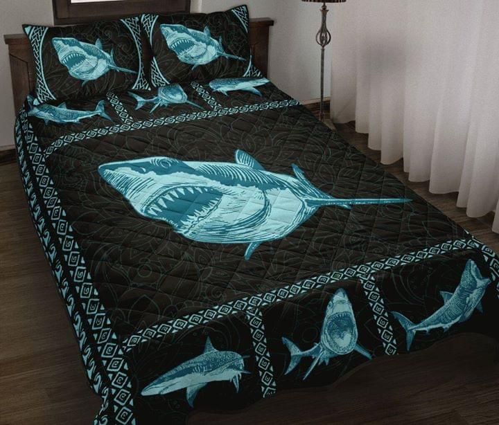 Shark Animal Lovers Quilt Bedding Set