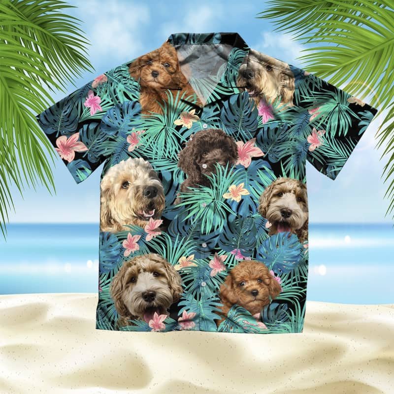 Felacia Labradoodle Summer Leaves Hawaii Shirt Ha20408