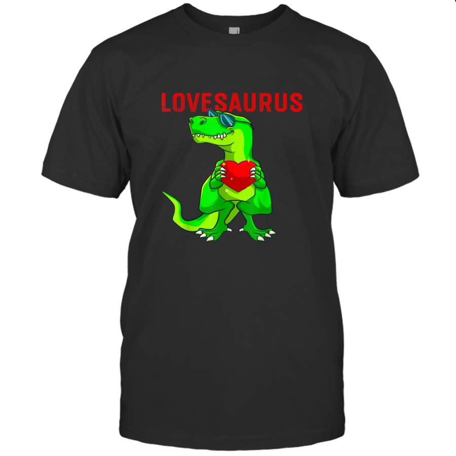 Valentines Day Dinosaur T Rex Boys Valentine Kids Lovesaurus T shirt