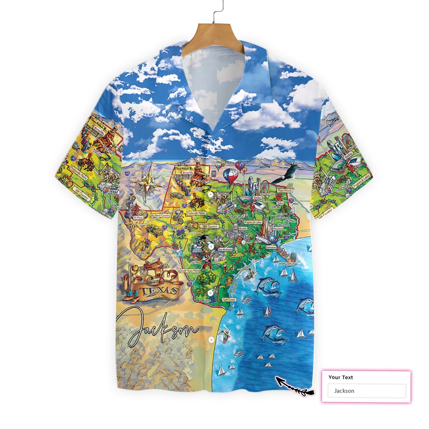 Texas Travel Custom Hawaii Shirt For Hawaii Aloha Ha31964