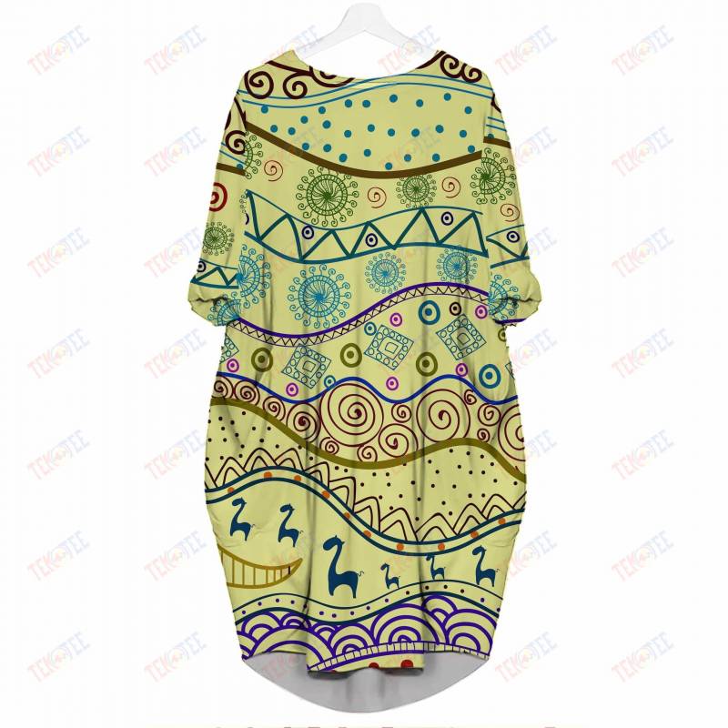 Temotee African Pattern 1 – Black Woman 3D Pocket Dress Afro Girl Shirt African American Woman Gift Idea TMT4121