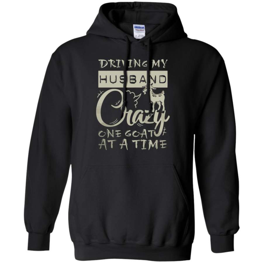 AGR Driving My Husband Crazy One Goat At A Time Hoodie