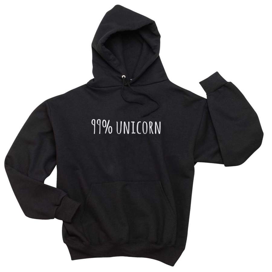 99% Unicorn Unisex Pullover Hoodie Adult