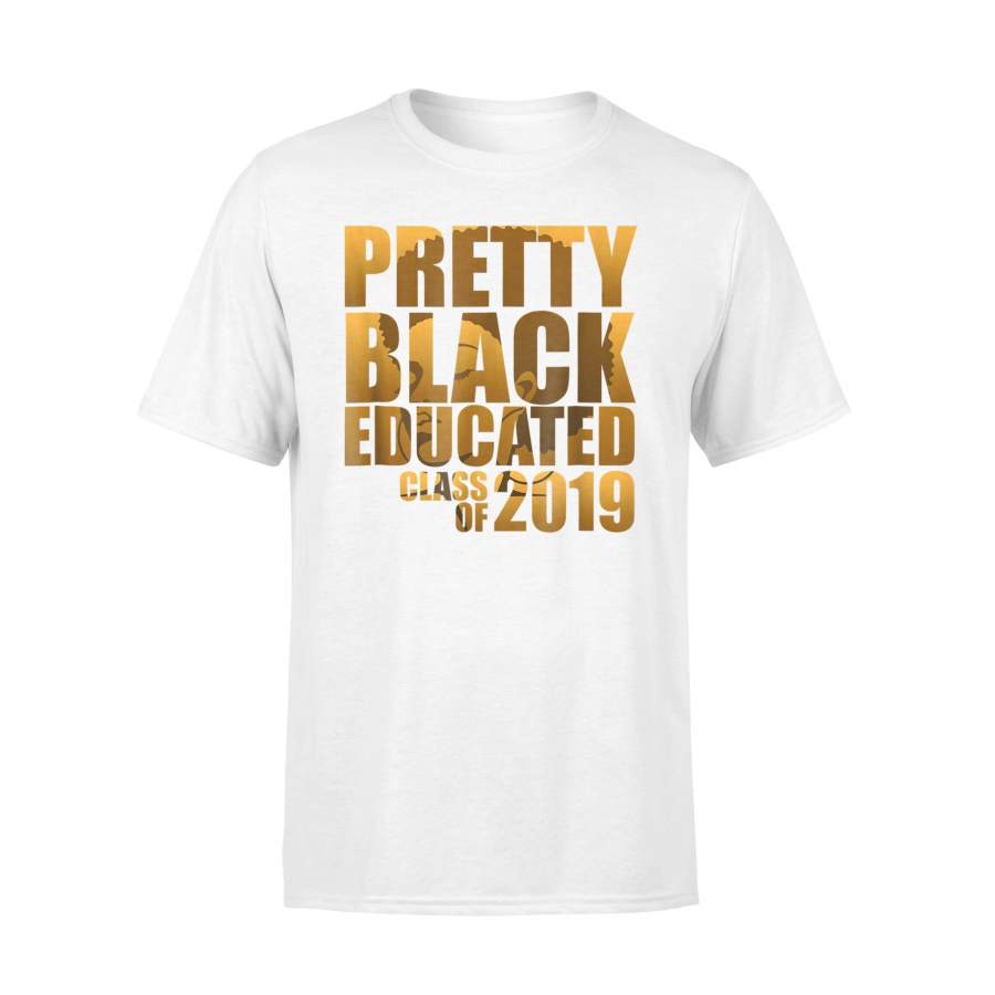 African American Black Girl Back To School Senior 2019 T-shirt