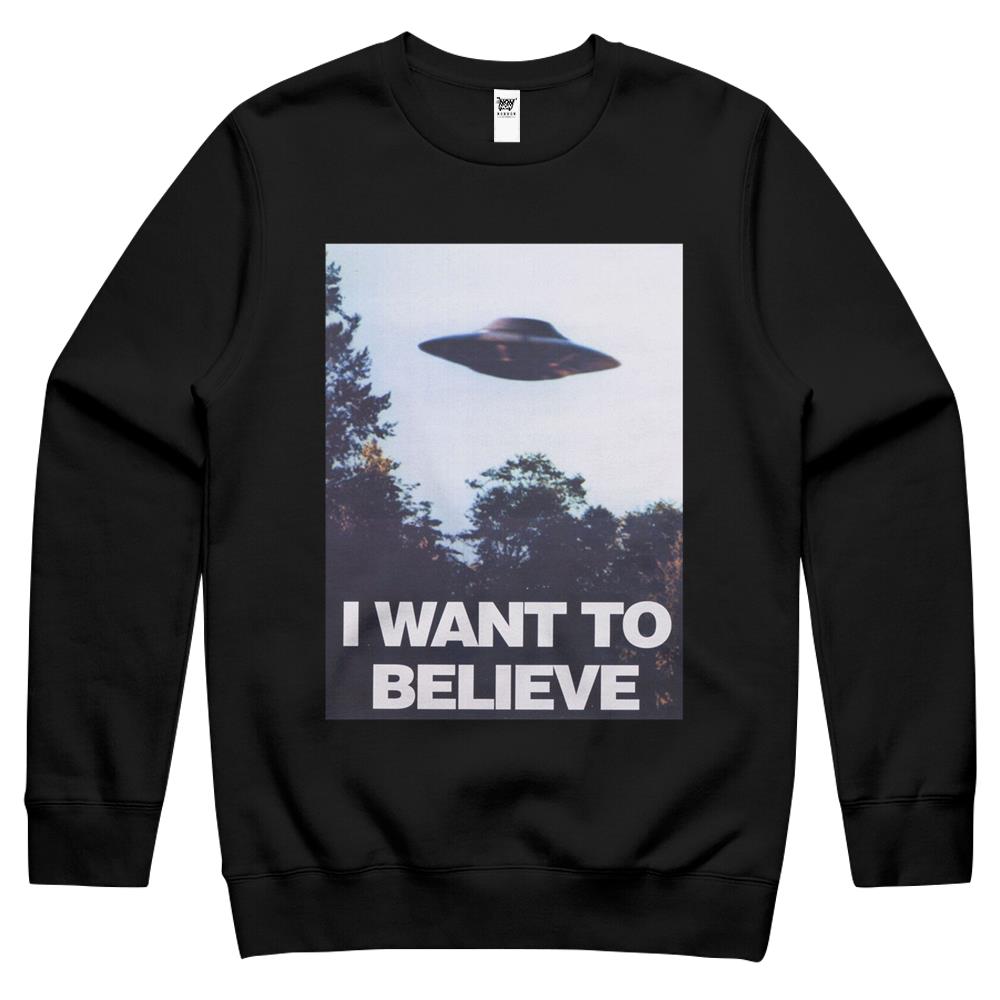 The X-Files I Want To Believe Crewneck Sweatshirt