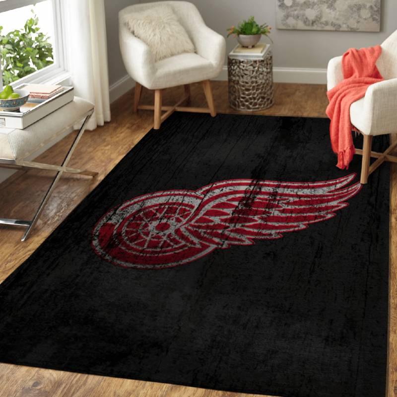 Rug Home Decor Detroit Red Wings Hockey – Hockey Logo Sport