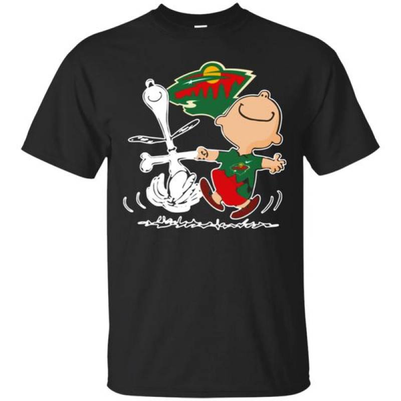 Charlie Brown & Snoopy Minnesota Wild Shirts